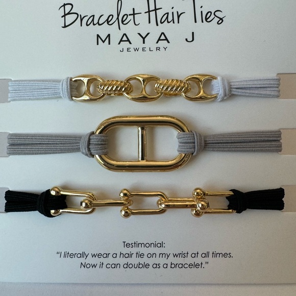 Maya J Bracelet Hair Ties - Picture 1 of 10